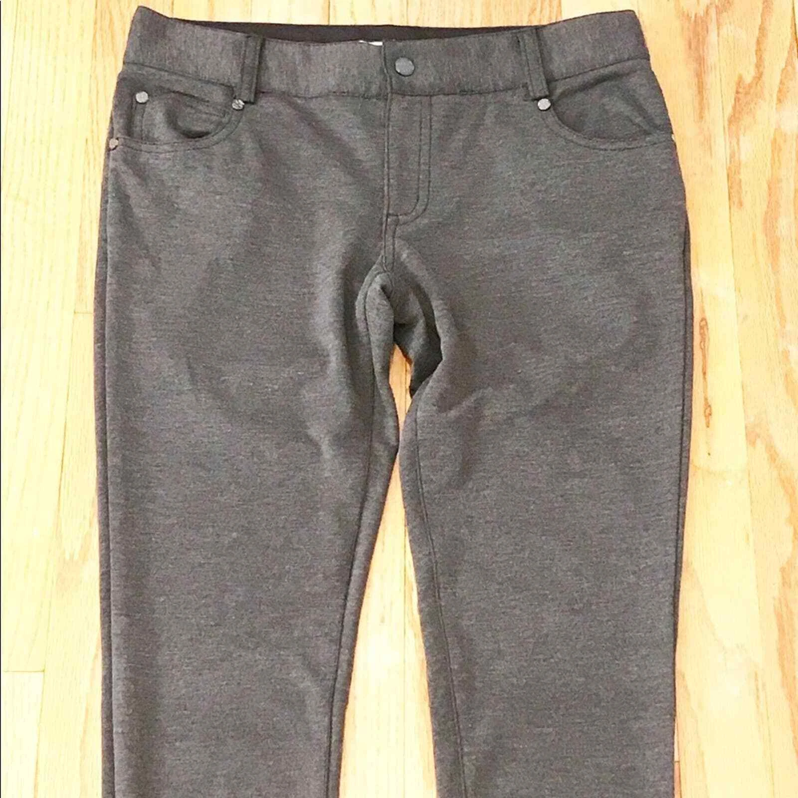 Abito a gamba dritta Tory Burch pantaloni grigi taglia XS