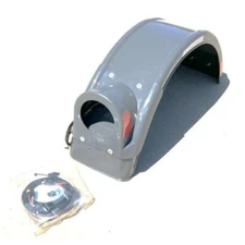 Demco 5737 Right Trailer Fender with Sealed Light For KarKaddy Gray