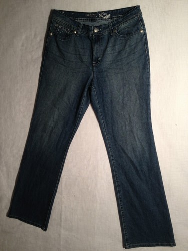 EUC - RRP $299 - Womens Beautiful STYLE & CO. Premium 'Curvy Fit Boot Cut' Jeans - Picture 6 of 12