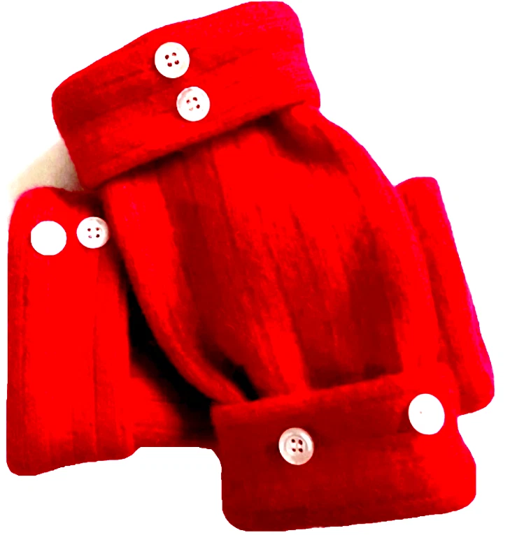 FINGERLESS GLOVES RED 100% WOOL M MEDIUM MITTENS WINTER MITTS WOMEN'S LADIES
Opens in a new window o