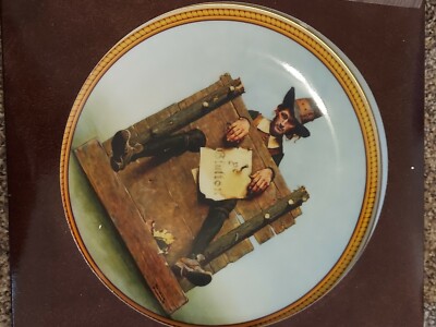 edwin m knowles china co, package is damaged but plate is in perfect condition 
