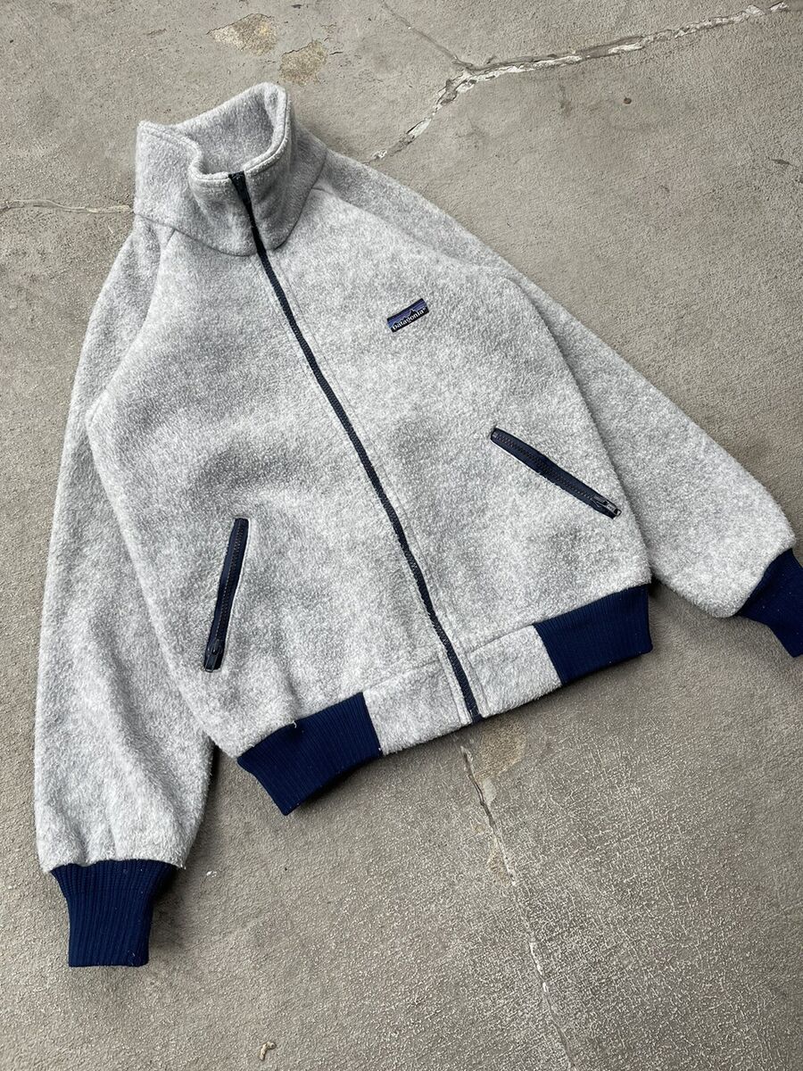 Vintage 70s 80s Patagonia Big Logo Label Fleece Jacket Full Vintage 70s 80s Patagonia Big Logo Label Fleece Jacket Full