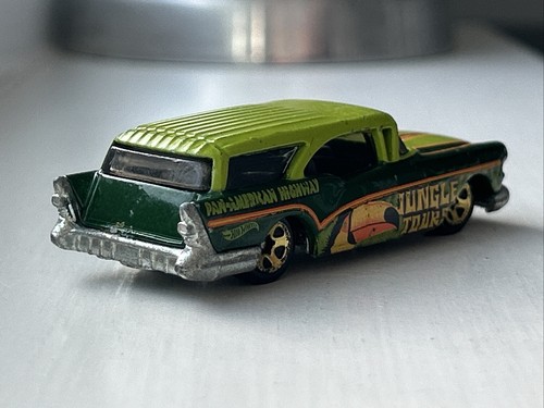 Hot Wheels HW ROAD TRIPPIN` 21/21 `57 BUICK - PAN-AMERICAN HIGHWAY JUNGLE TOURS - Picture 4 of 11
