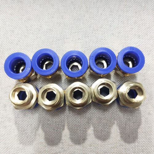 Tubo pneumatico 20 x 3/8"" OD X 3/8"" NPT premere per collegare raccordo aria - Foto 7 di 7