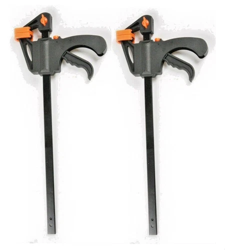 2pc Ratchet Vice Bar Clamps 6" Quick Grip  Rapid Clamp Spreader Set Heavy Duty