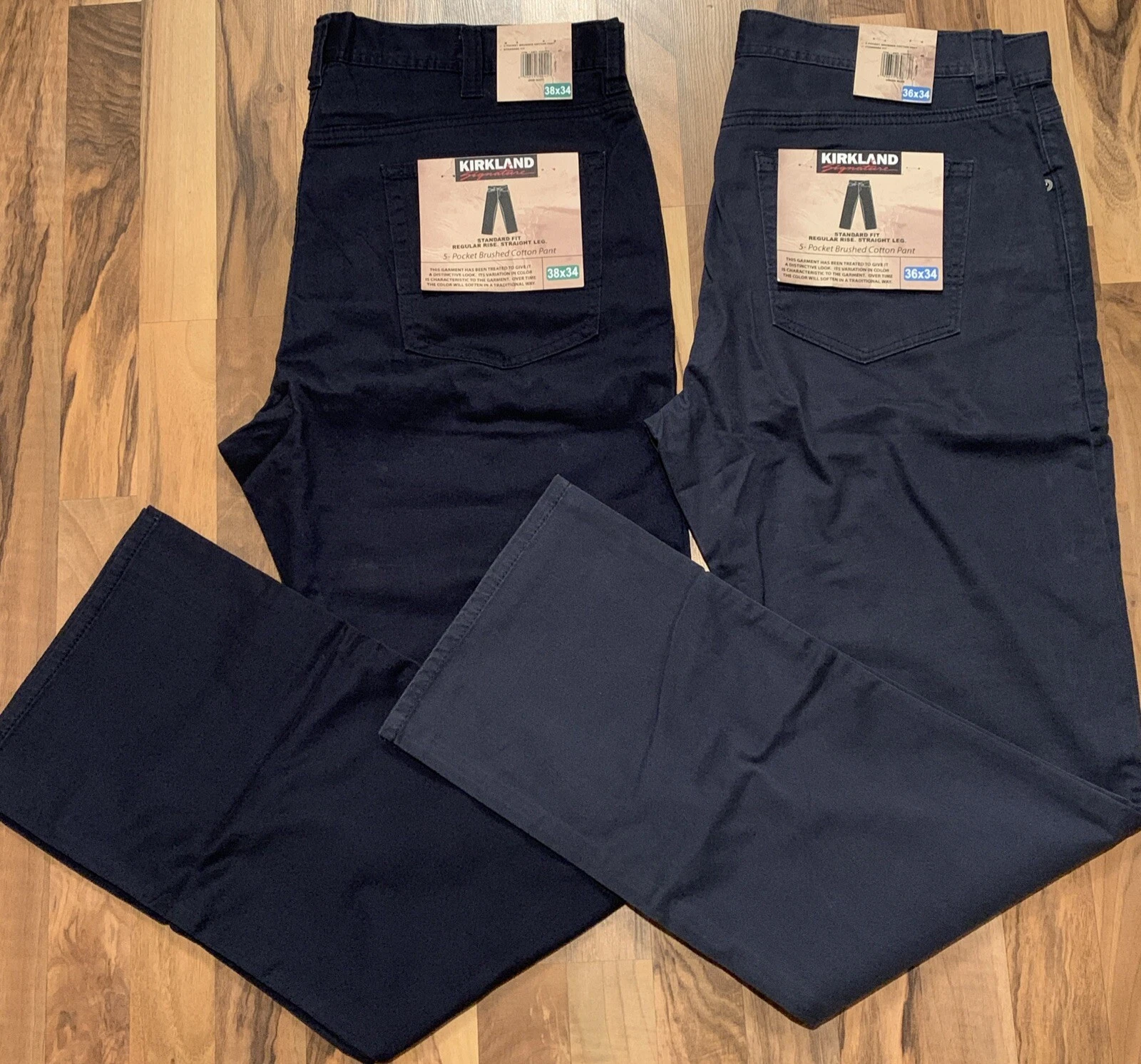 Kirkland Signature (36-44x32-34) Men's 5-Pocket Brushed Cotton Pant Straight Leg
Opens in a new wind