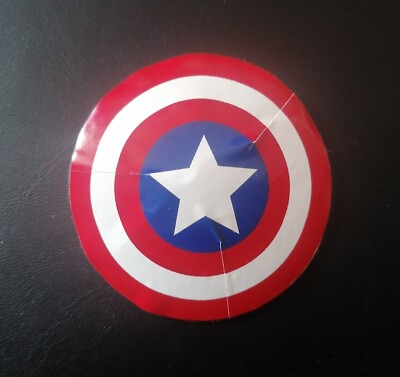 Mego Captain America Repro Schild und Schild Aufkleber für 8 Zoll Actionfigur