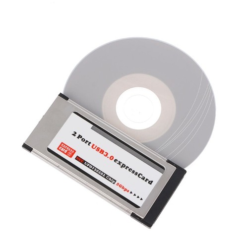PCI-E PCI for To 2 Port USB 3.0 34 mm Expresscard Card Converter Adapter - Picture 9 of 9