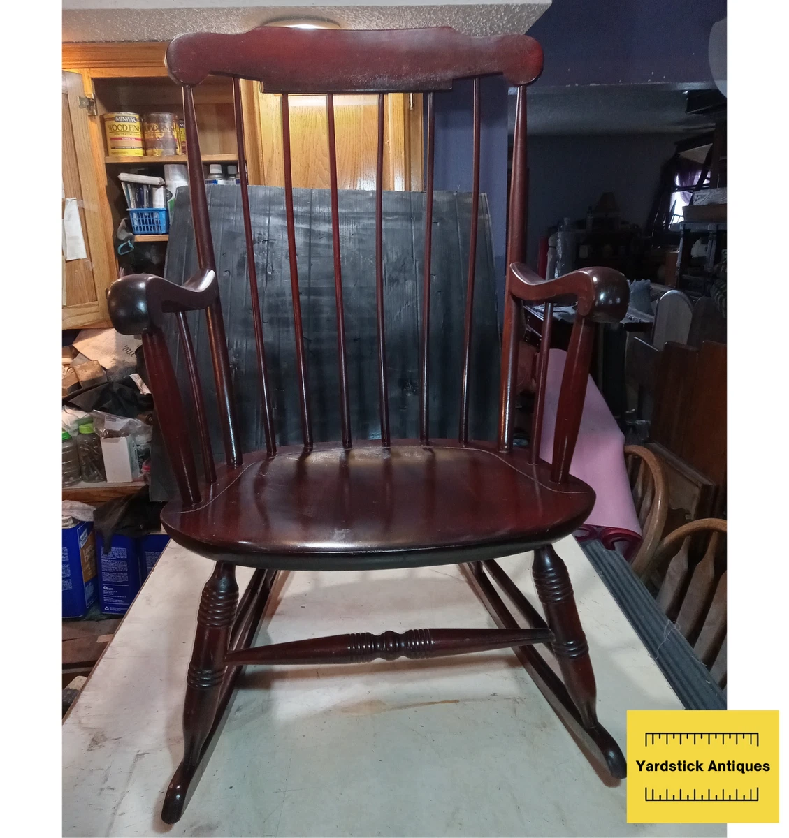 Cherry Rocker by Nichols and Stone Rocking Chair RP R286