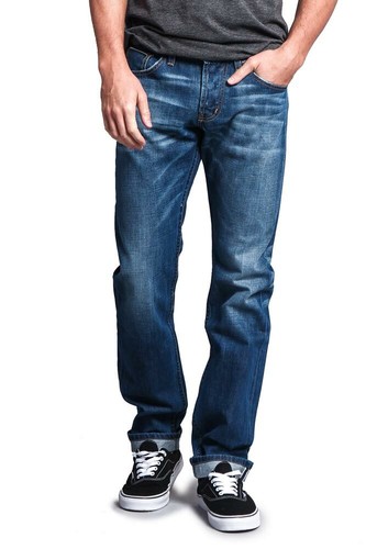 Men's Made in USA Straight Fit Denim Premium Selvedge Jeans Pants -M527SV-B1D7 - Picture 35 of 40