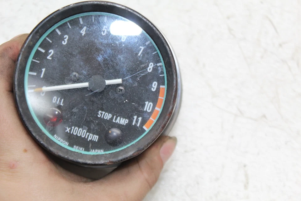 Kawasaki KZ440B 1981 medidores velocímetro Foto 2 de 4