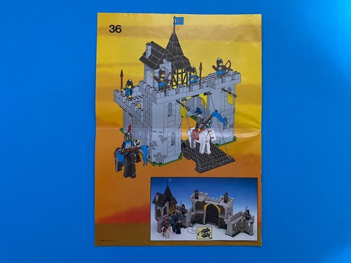 Lego CASTLE 6074 Black Falcon's Fortress Instruction Manual ONLY Black Knights - 第 2/11 張圖片