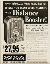 1937 d.C.(XH81)~RCA VICTOR CO. CAMDEN, NJ. RADIO RCA VICTOR FARM
