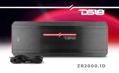 DS18 6000 Watt Monoblock Class-D Pro Car Audio Subwoofer Amplifier Amp ZR2000.1D