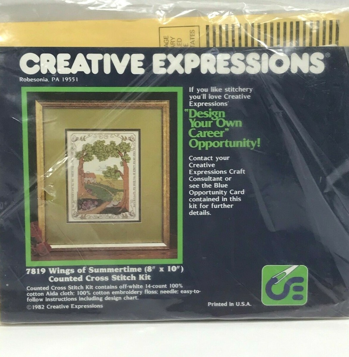 Vintage Counted Cross Stitch Kit Lot of 3 NOS Creative Expressions