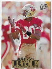 Jerry Rice 1995 Fleer Ultra Football #301 San Francisco 49ers HOF