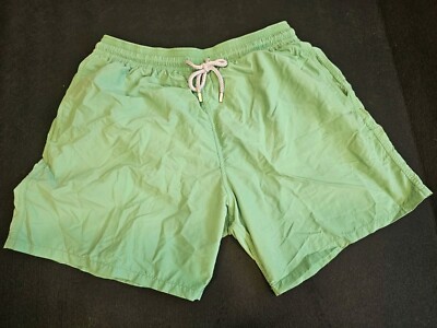Vilebrequin Men's Turtle   Trunks Bathing Swimming Surf Jade Green Shorts XXL 