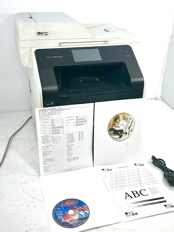 Brother MFC-L8850CDW Color Laser Printer All-in-One Printer 33k Pg Ct- TESTED - Image 3 of 4