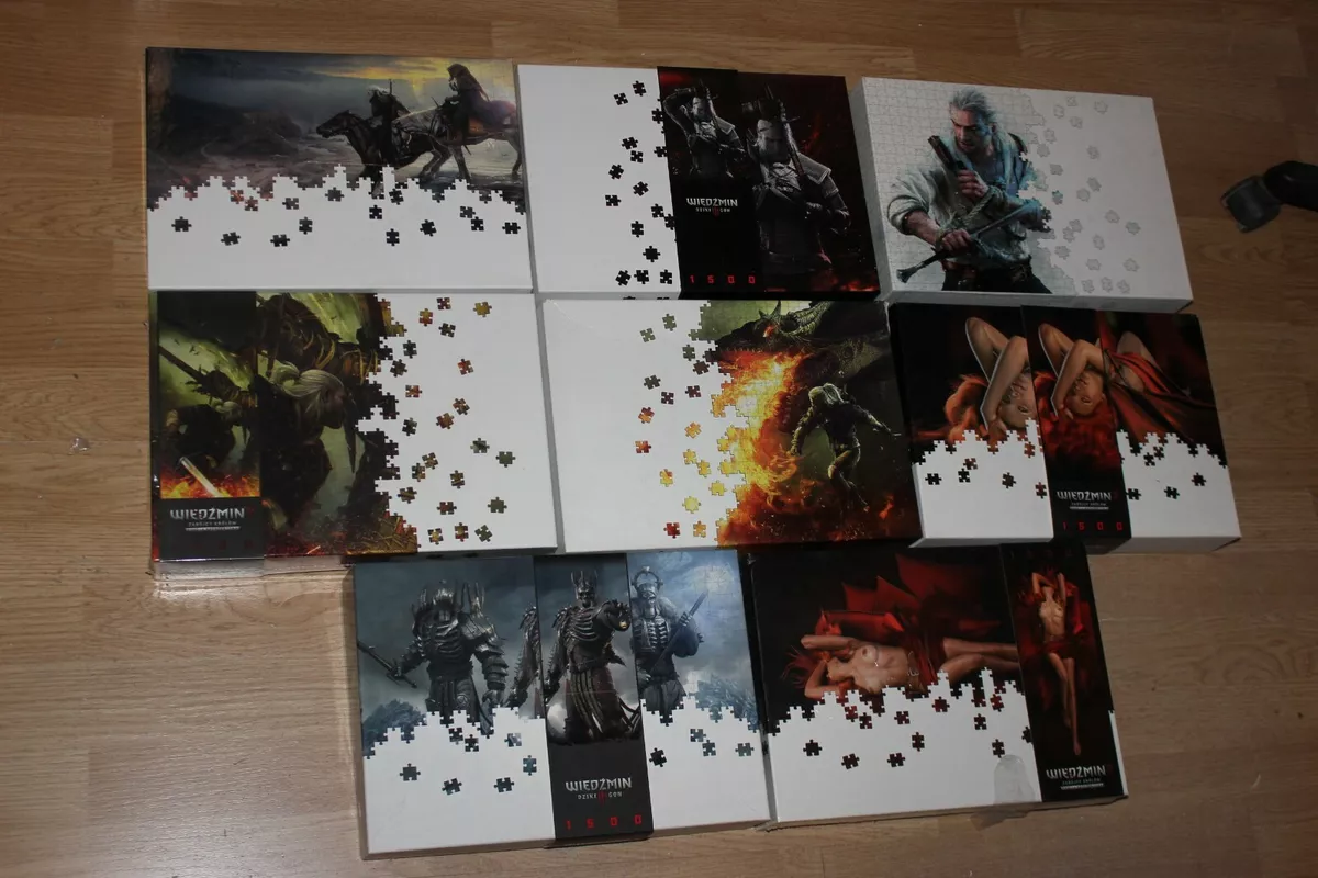 THE WITCHER 7 PUZZLE COLLECTION TRISS GERALT JIGSAW RARE