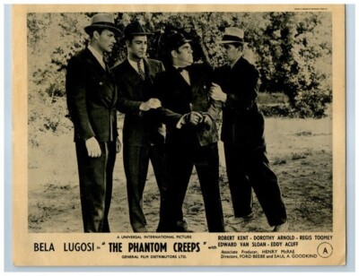 The Phantom Creeps Original Lobby Card Jack C. Smith Universal Horror Sc-Fi 1939