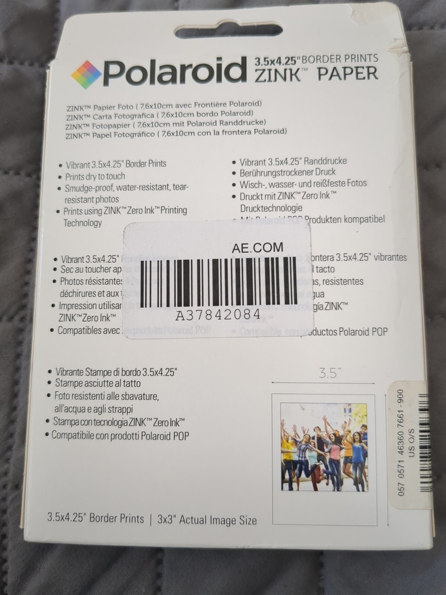 hemel metriek uitrusting Polaroid 3.5 x 4.25 inch Premium ZINK Border Print Photo Paper (20 Sheets) | eBay hemel metriek uitrusting Polaroid 3.5 x 4.25 inch Premium ZINK Border Print Photo Paper (20 Sheets) | eBay