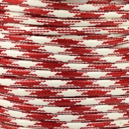 (1,20€/m) 5m Wachsband 3mm Polyester gewachst zweifarbig Perlenschnur Kordel - Bild 5 von 6