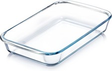 Rectangular Glass Oven Dish w/ Handles 1.6L, 2.4L ,3.5L Heat Resistant Bakeware