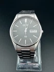 Vintage Seiko 5H23-8A09 SQ 34MM Quartz Men's Watch (Ticks But Crown Pops Off) N1
