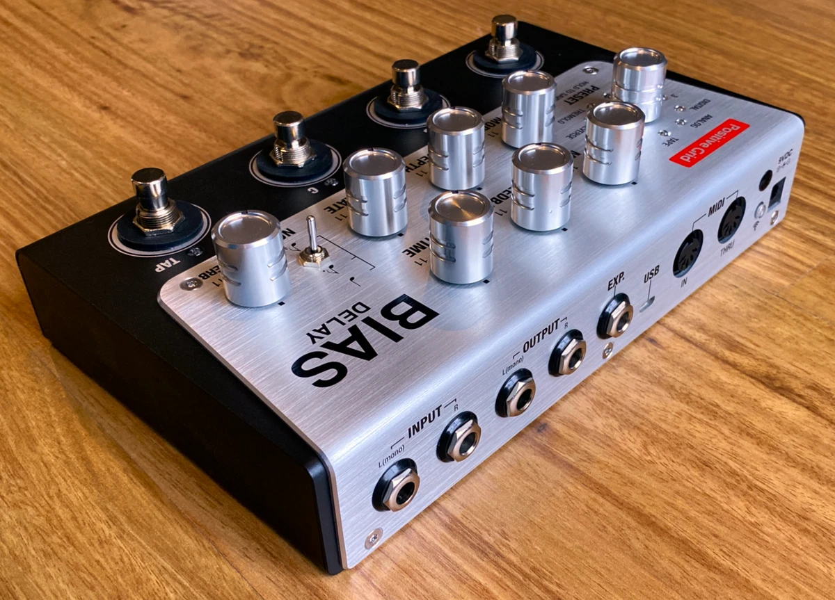 Delay Echo Tape Space Effects Unit Positive Grid BIAS Delay Pro Guitar Pedal!
