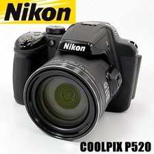 Nikon COOLPIX P520 BK 42x Zoom Digital Camera Excellent Condition