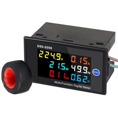 1PCS Digital LCD AC Panel Meter Assembly Kit Support AC 0-99.99A AC current