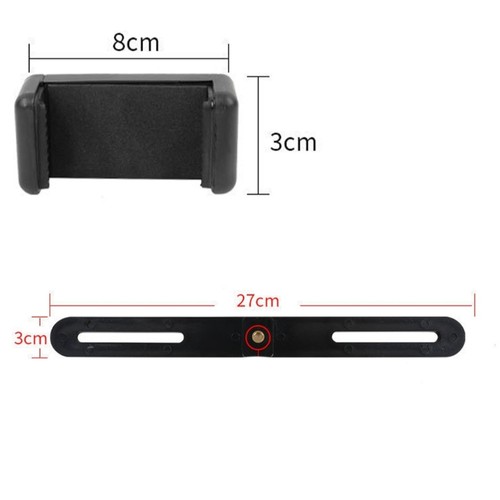Double Device Support Stand For Phones Tablets Holder Lightweighted 360 Degree - Afbeelding 8 van 13