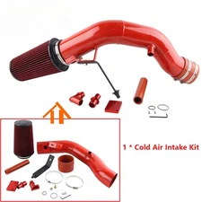 Cold Air Intake Pipe Kit for Ford F250 F350 6.0L Powerstroke Diesel 03-07 Red