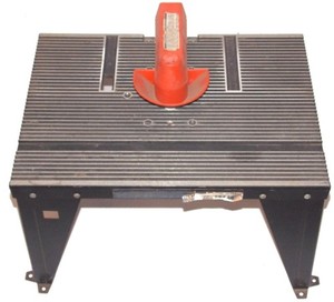 Vintage Craftsman Router/Sabre Saw Table 18x13x11 Model 25444 Made USA Used