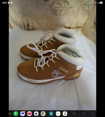 Timberland Euro Sprint Hiker, Women's Boots, Size 10, Brown And White, 16642