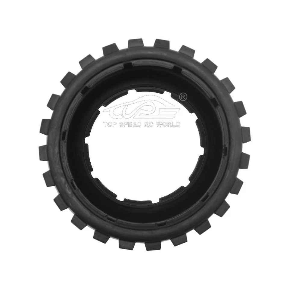 TSRC Vorderreifen mit Stollenprofil 2 Stück schwarz für HPI Baja 5B 5T RC CAR - Bild 4 von 4