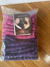 40 Pc Magic Spiral Hair Curlers Premium Quality Ringlets With Zipper Bag Storage