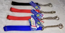 Coastal Pet Product 3/4" Chain No Slip Dog Collar Half Check Training Martingale