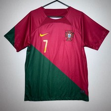 Nike 2022 Portugal National Team Cristiano Ronaldo 7 Home Soccer Jersey