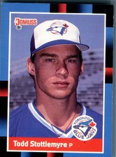 1988 Donruss Todd Stottlemyre #658 RC Rookie Toronto Blue Jays MLB Baseball Card. rookie card picture
