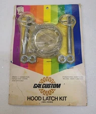 New VIntage CAL CUSTOM HOOD LATCH KIT For PARTS incomplete??