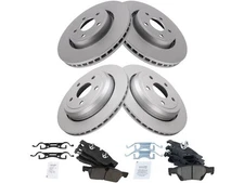 Front and Rear Brake Pad and Rotor Kit 88ZSMT73 for Grand Cherokee 2011 2012