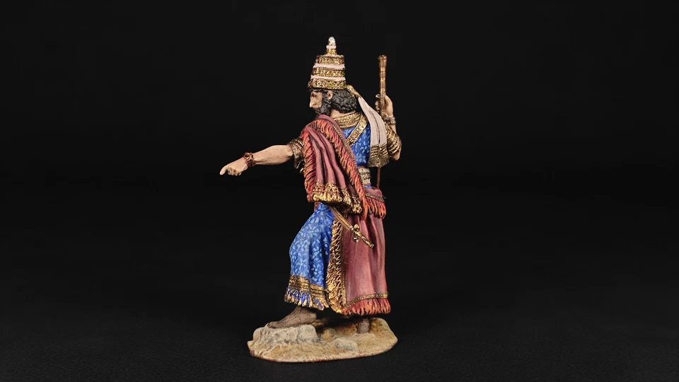 Sargon II Assyrian King (722–705 BC) | Collectible Painted Tin Soldier 54mm - Image 4 of 4