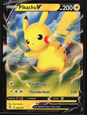 Pikachu V 086/264 SWSH08: Fusion Strike Ultra Rare Pokemon Card