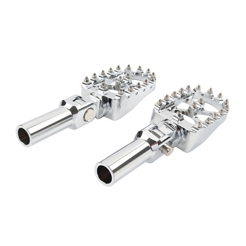 Pedales de pasajero clavija trasera cromados de 4 orificios para Harley Softail Slim FLS 2012-17 - Imagen 6 de 10