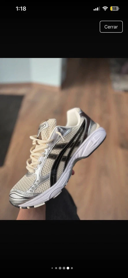 Asics GEL-Kayano 14 White Silver - 42 - Imagen 3 de 4