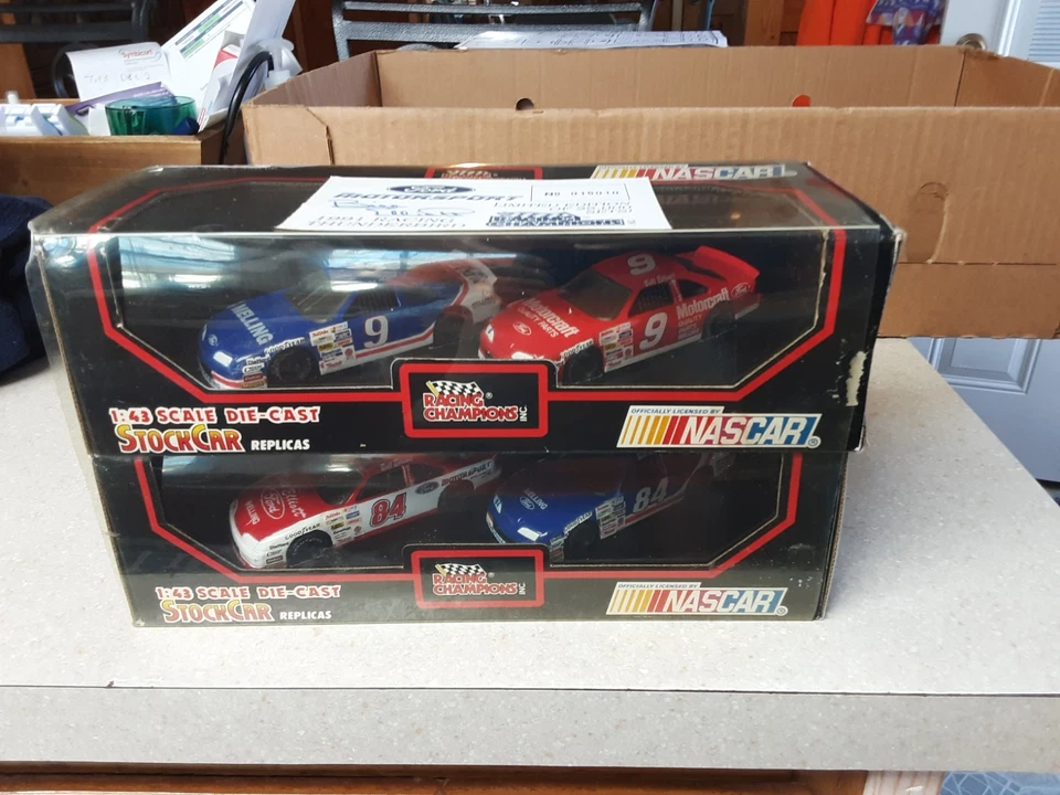 Винтажные стоковые автомобили чемпионов Nascar Dicast Билл Эллиотт ограниченный выпуск - Изображение 3 из 4