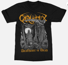 Carnifex Deathcore Is Dead short sleeve black color shirt