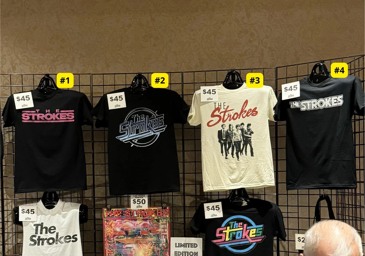 The Strokes Tour Merch 2025 T-shirt Unisex Reprint All Sizes S-5XL