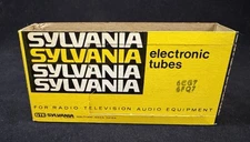 Vintage Slyvania Electronic Tubes 6CG7-6FQ7 Empty Box